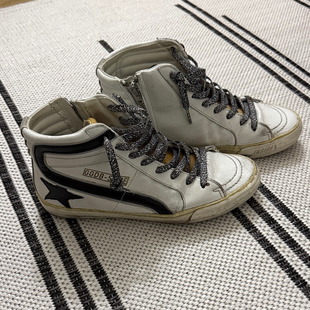 Golden Goose Slide High-Top Sneakers